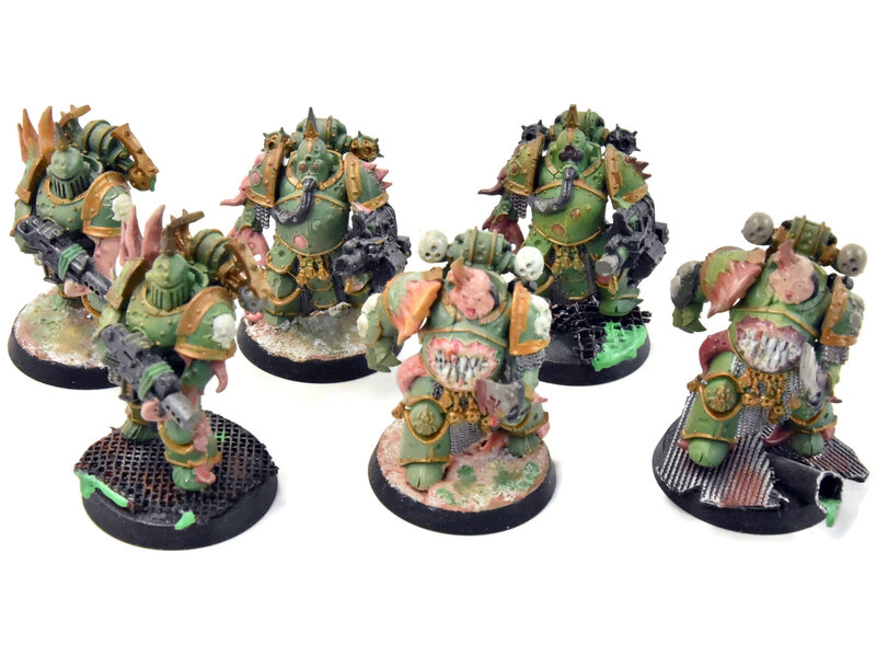 Games Workshop DEATH GUARD 6 Plague Marines #1 Warhammer 40K