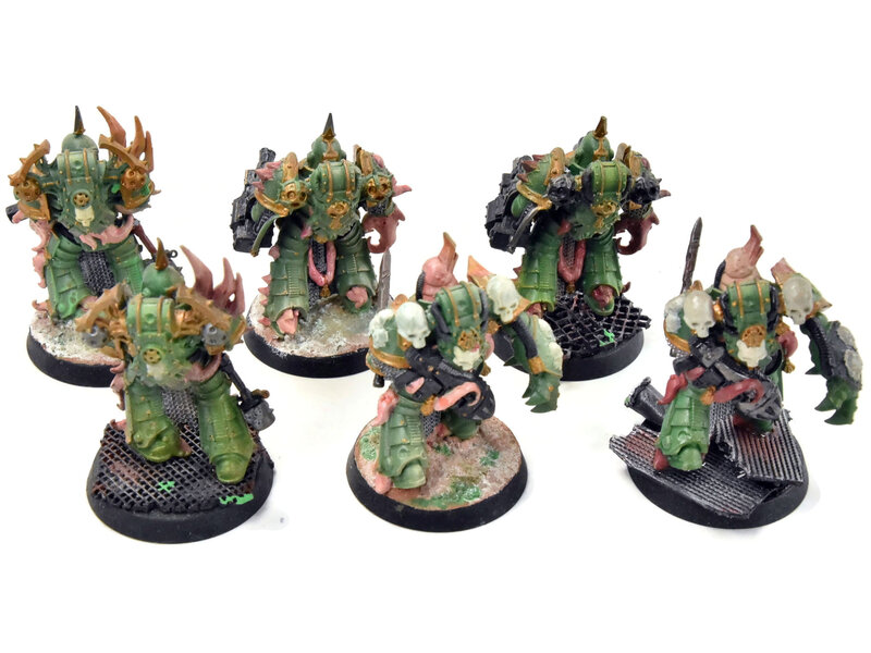 Games Workshop DEATH GUARD 6 Plague Marines #1 Warhammer 40K