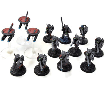 TAU EMPIRE 10 Fire Warriors #7 WELL PAINTED Warhammer 40K