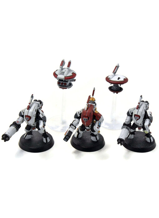 TAU EMPIRE 3 XV25 Stealth Battlesuits #2 Warhammer 40K WELL PAINTED