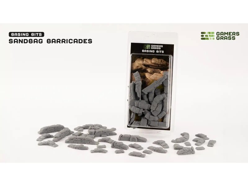 Gamer's Grass Basing Bits - Sandbag Barricades