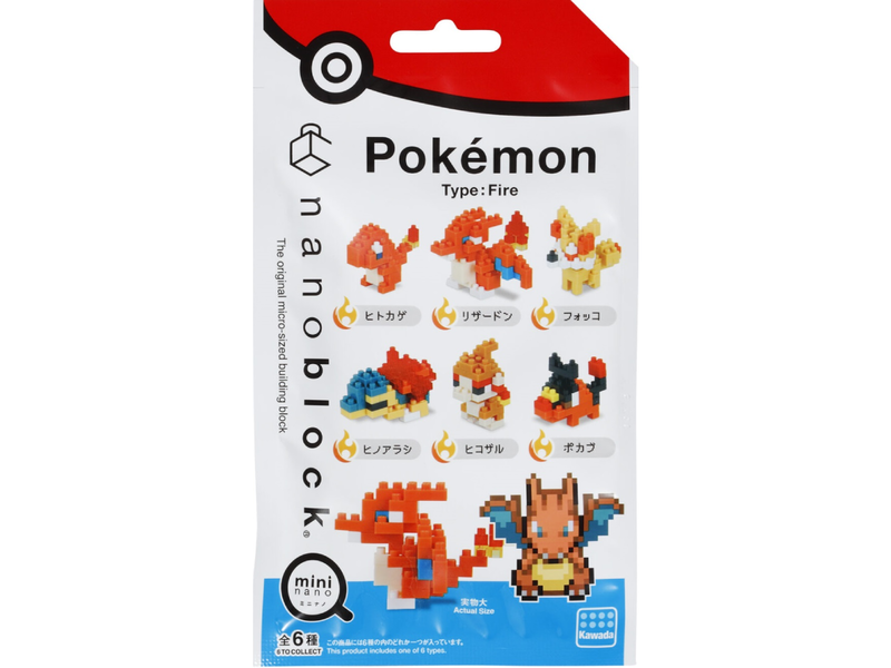 Nanoblock Nanoblock Mininano Series Pokemon Type Fire Set 1