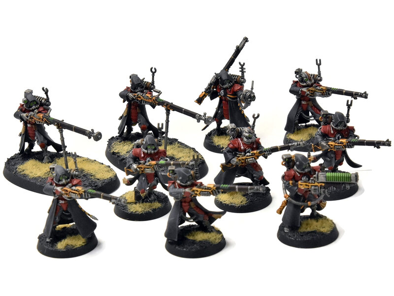 Games Workshop ADEPTUS MECHANICUS 10 Skitarii Rangers #3 WELL PAINTED Warhammer 40K