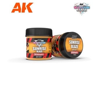 AK Interactive Wargame Battle Ground Terrains Sunrise Blaze - 100ml (Acrylic)