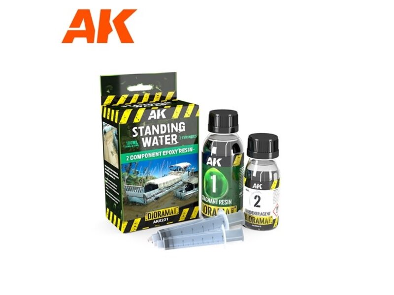AK Interactive AK Interactive Resin Stagnant Water Components Epoxy Resin 180ml