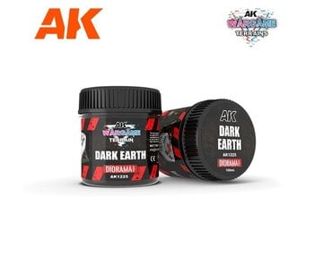 AK Interactive Wargame Battle Ground Terrains Dark Earth - 100ml (Acrylic)