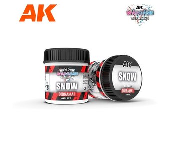 AK Interactive Wargame Battle Ground Terrains Snow - 100ml (Acrylic)