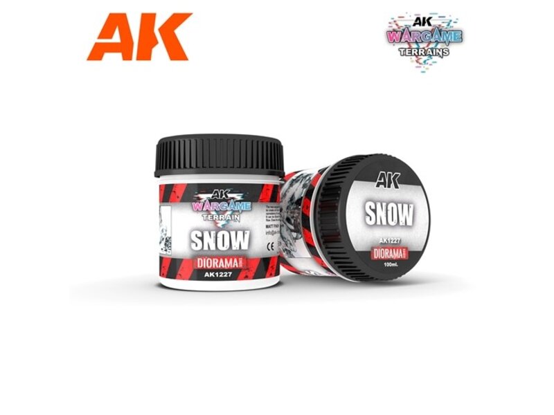 AK Interactive AK Interactive Wargame Battle Ground Terrains Snow - 100ml (Acrylic)