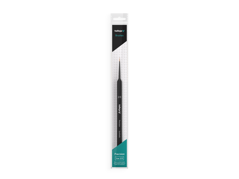 Vallejo Vallejo - Round Synthetic Brush/triangle No. 2/0 (VAL-B03020)
