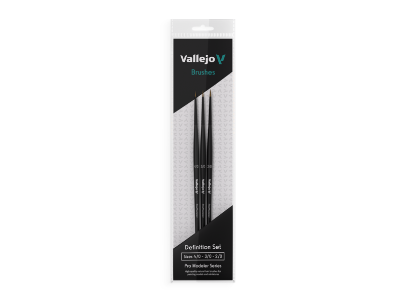 Vallejo Vallejo - Natural Hair Brush Definition Set (VAL-B01990)