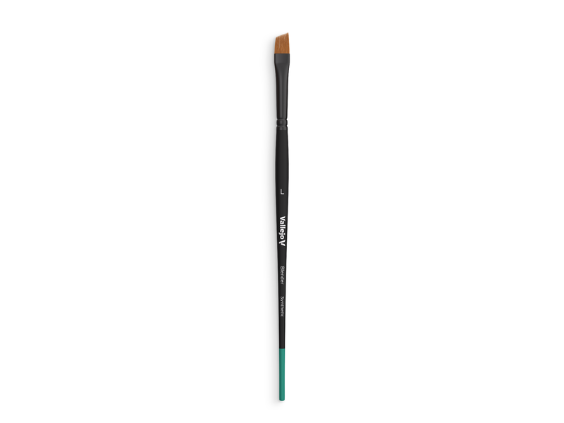 Vallejo Vallejo - Flat Angled Synthetic Brush Large (VAL-B05003)