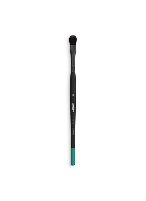 Vallejo - Filbert Shader Flat Synthetic Brush No. 8 (VAL-B06008)