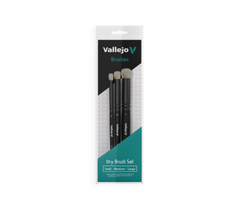 Vallejo - Natural Hair Dry Brush Set (VAL-B07990)