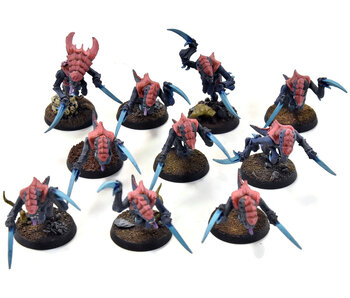 TYRANIDS 10 Hormagaunts #6 WELL PAINTED Warhammer 40K