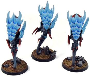 TYRANIDS 3 Zoanthropes #2 WELL PAINTED Warhammer 40K