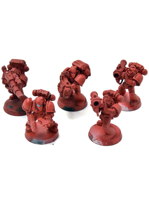 SPACE MARINES 5 Devastators Plasma & Lascannon #1 METAL Warhammer 40K