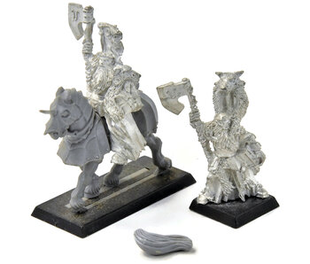 THE EMPIRE Warrior Priest Ulric Foot & Mounted #1 METAL Fantasy