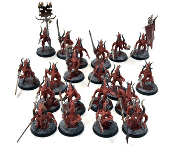 BLADES OF KHORNE 20 Bloodletters #1 WELL PAINTED Sigmar