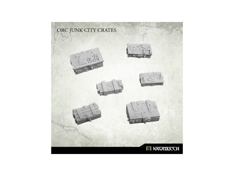 Kromlech Orc Junk City Crates Scenery