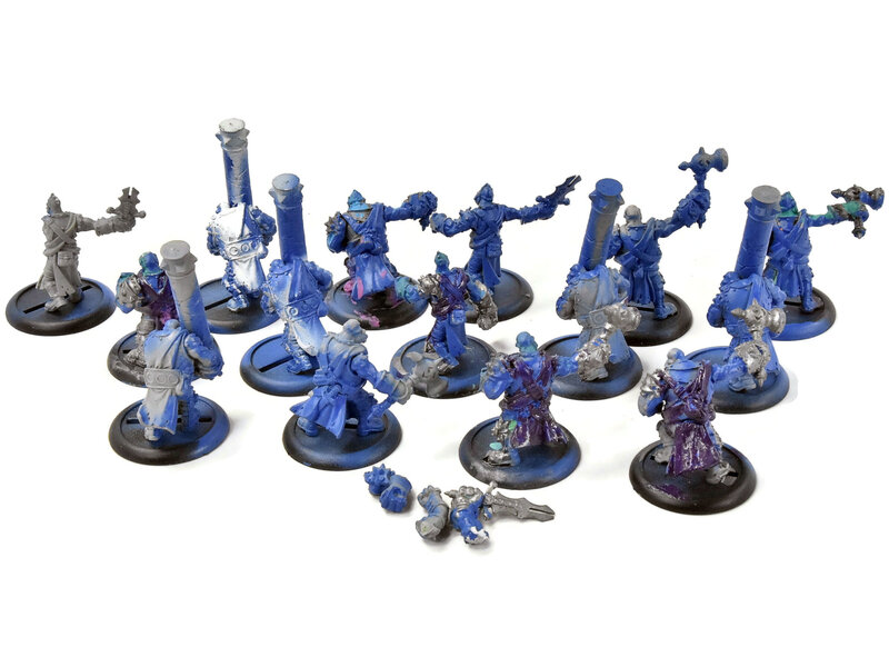 Privateer Press HORDES 15 Kriel Warriors & Cabo Throwers #1 METAL trollbloods