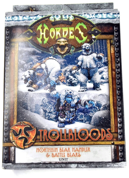 HORDES Northkin Bear Handler & Battle Bears #2 trollbloods