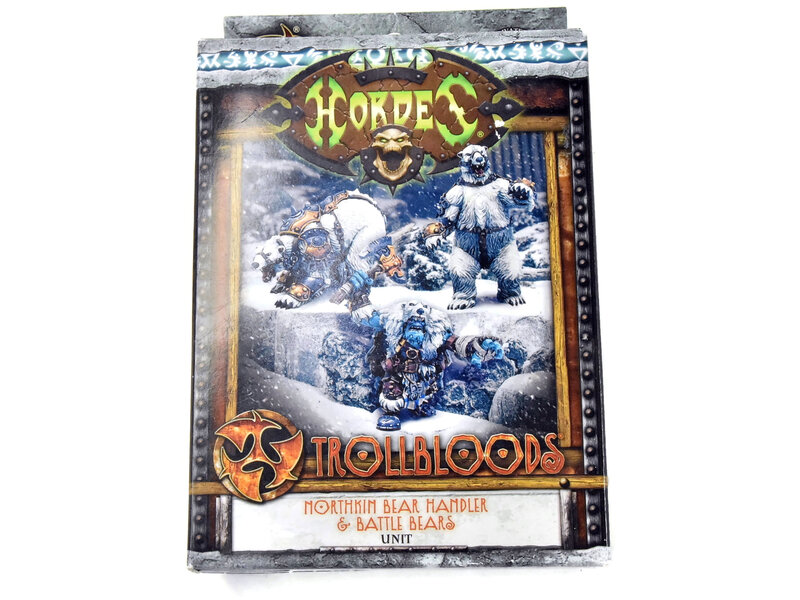 HORDES Northkin Bear Handler & Battle Bears #2 trollbloods