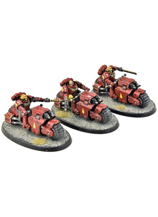 BLOOD ANGELS 3 Outriders #1 WELL PAINTED Warhammer 40K