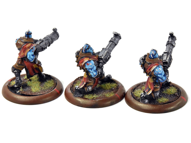 HORDES 3 Trollkin Sluggers #1 METAL trollbloods