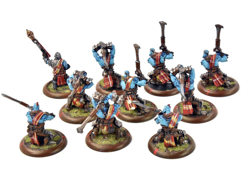 HORDES 10 Trollkin Fenblades #1 METAL trollbloods