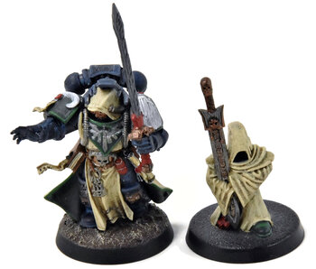 SPACE MARINES Dark angels Librarian #1 old sculpt Warhammer 40K