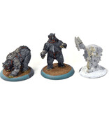 HORDES Northkin Bear Handler & Battle Bears #1 METAL missing 1 head trollbloods