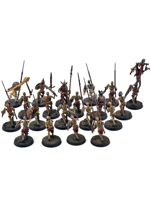 SOULBLIGHT GRAVELORD 10 Deathrattle Skeletons #2 Sigmar WELL PAINTED