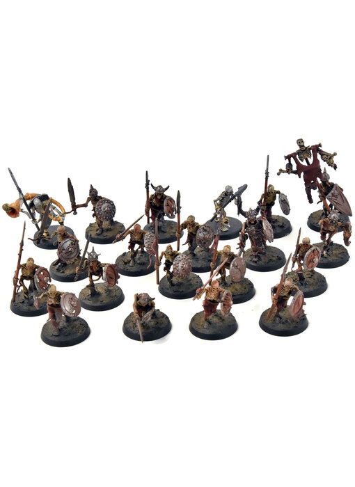 SOULBLIGHT GRAVELORD 20 Deathrattle Skeletons #2 Sigmar WELL PAINTED