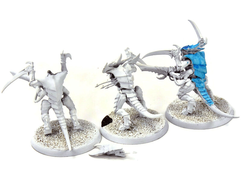 Games Workshop TYRANIDS 3 Warriors #2 missing arms Warhammer 40K