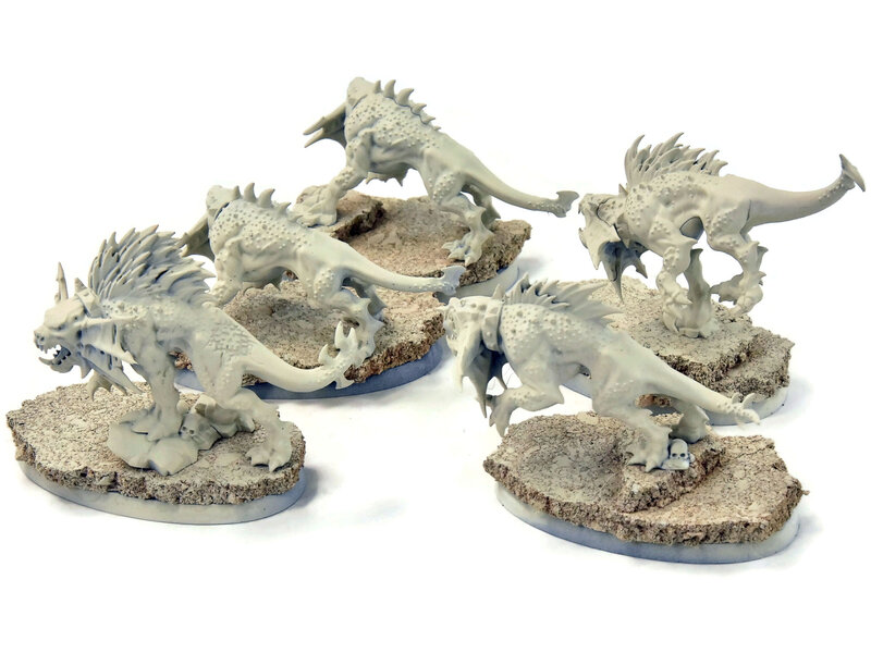 Games Workshop BLADES OF KHORNE 5 Flesh Hounds #1 Sigmar