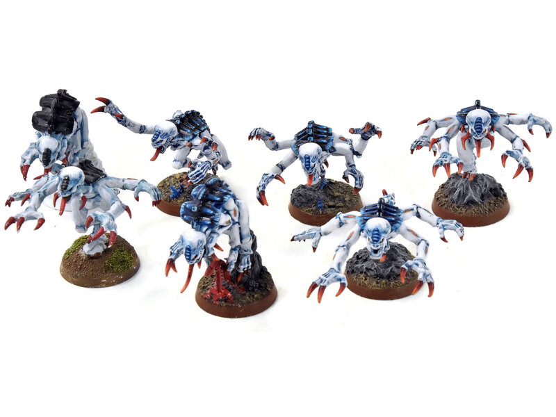 Games Workshop TYRANIDS 7 Genestealers #4 PRO PAINTED Warhammer 40K