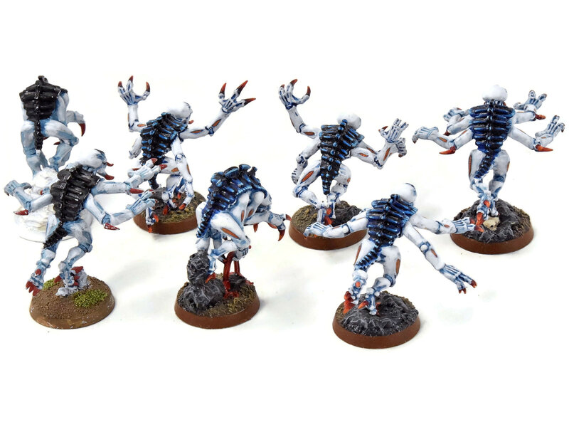 Games Workshop TYRANIDS 7 Genestealers #4 PRO PAINTED Warhammer 40K