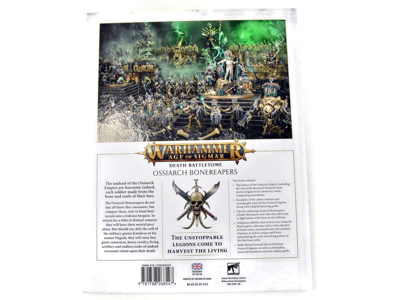 Games Workshop OSSIARCH BONEREAPERS Battletome Used Very Good Condition Sigmar