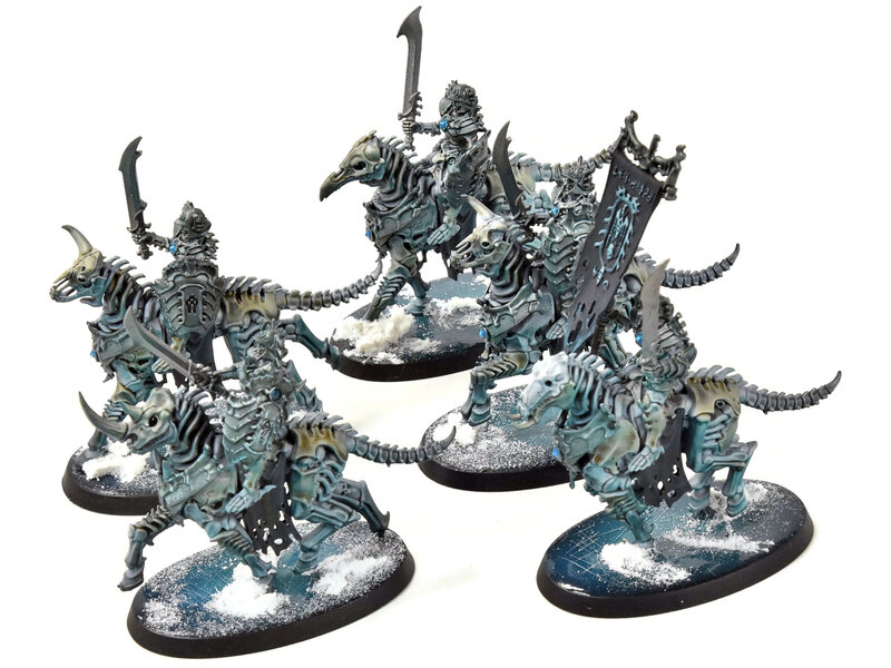 Games Workshop OSSIARCH BONEREAPERS 5 Kavalos Deathriders #3 WELL PAINTED Sigmar