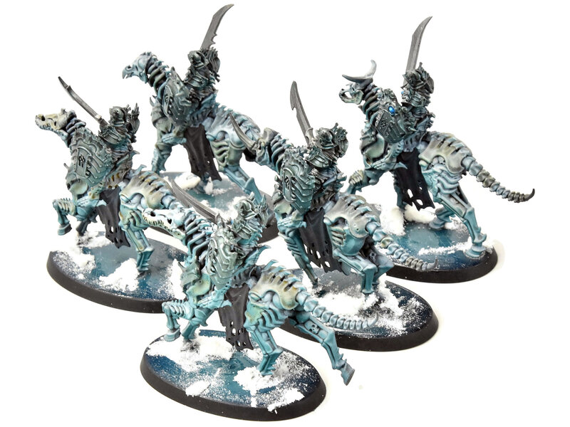 Games Workshop OSSIARCH BONEREAPERS 5 Kavalos Deathriders #4 WELL PAINTED Sigmar