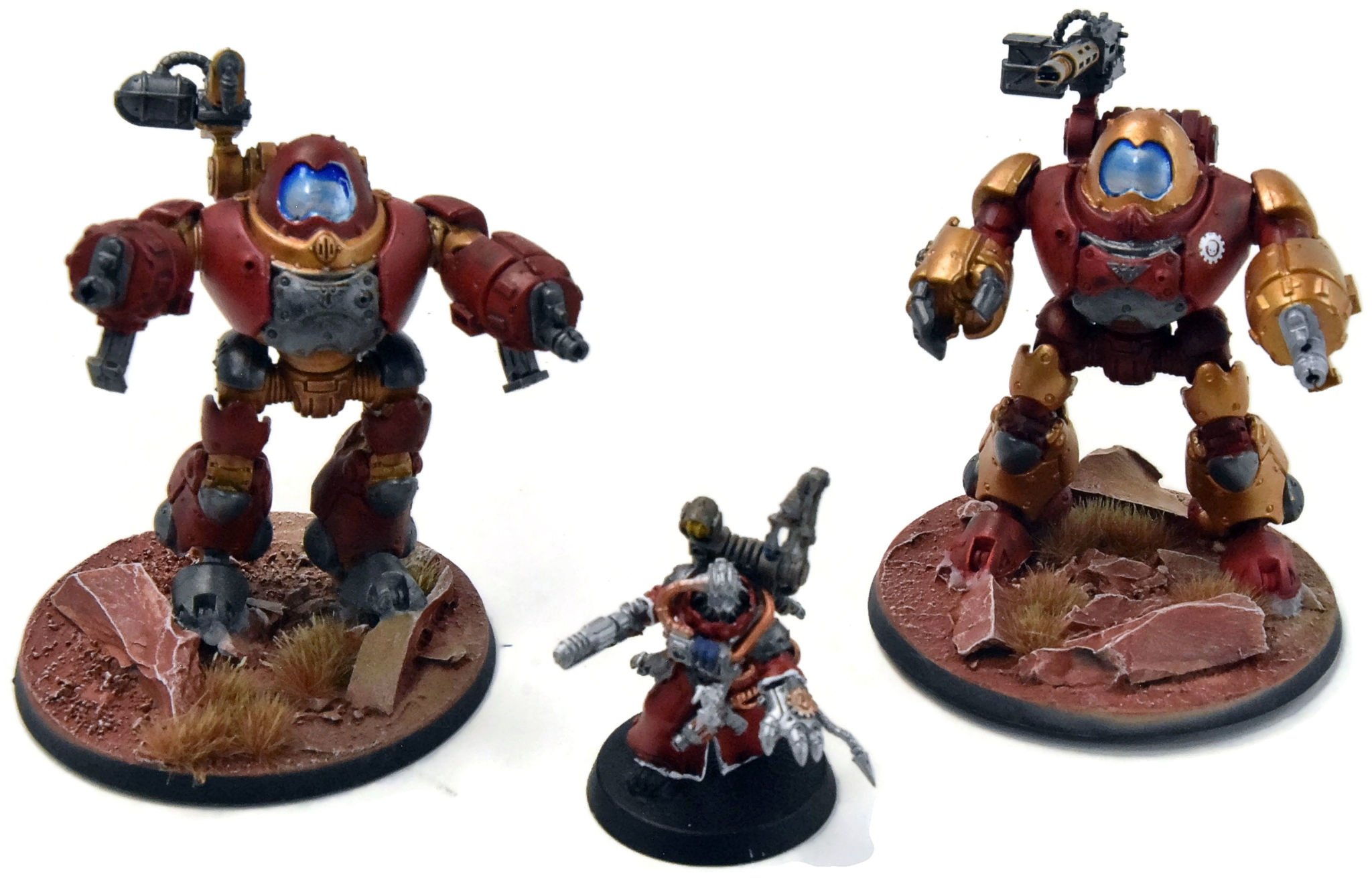 ADEPTUS MECHANICUS 2 Kastelan Robots #1 Warhammer 40K - Kingdom of 