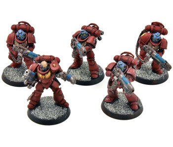 BLOOD ANGELS 5 Hellblasters #1 WELL PAINTED Warhammer 40K