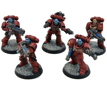 BLOOD ANGELS 5 Hellblasters #2 WELL PAINTED Warhammer 40K