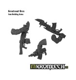 Kromlech Orc Greatcoats Gun Holding Arms