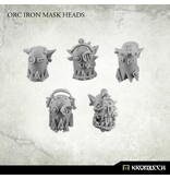 Kromlech Orc Iron Mask Heads