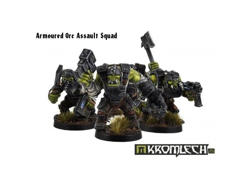 Kromlech Armoured Orc Assault Squad 28mm