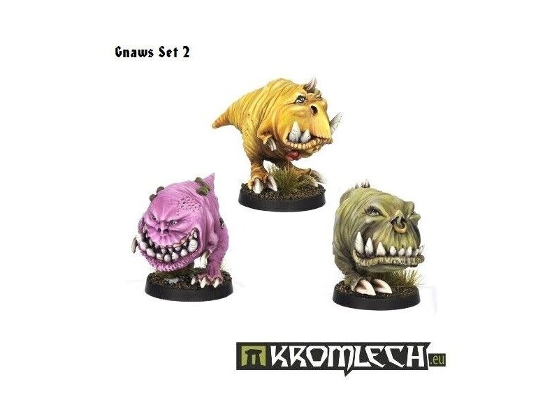 Kromlech Orc Gnaws Set 2 (3) Squigs