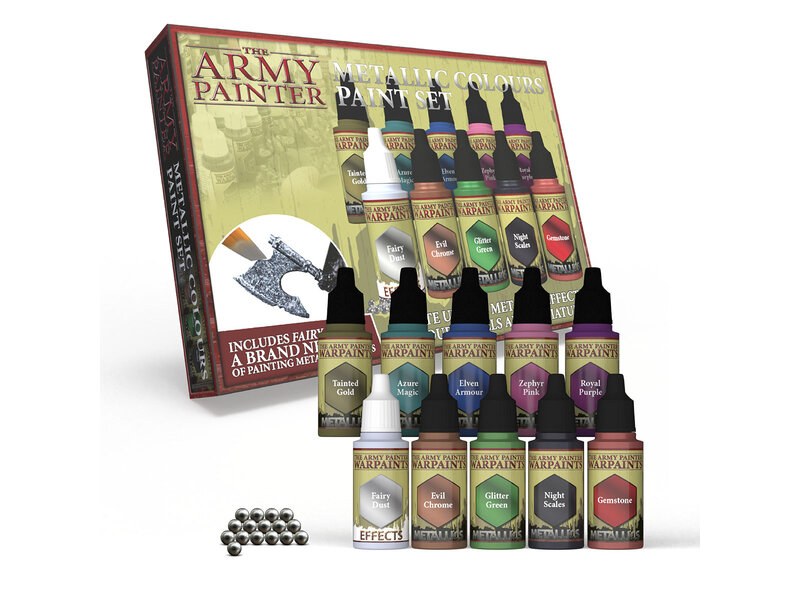 The Army Painter Army Painter Metallic Colours Paint Set with Mixing Balls