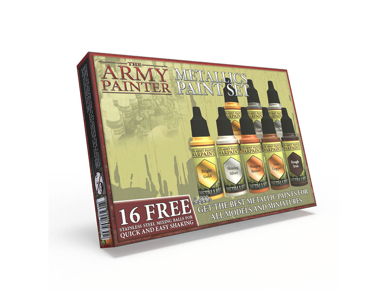 The Army Painter Warpaints Metallics Paint Set (WP8043P)
