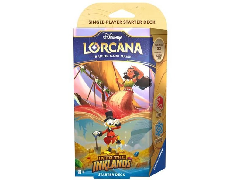 Disney Disney Lorcana – Into the Inklands: Starter Deck – Ruby & Sapphire (Moana & Scrooge)